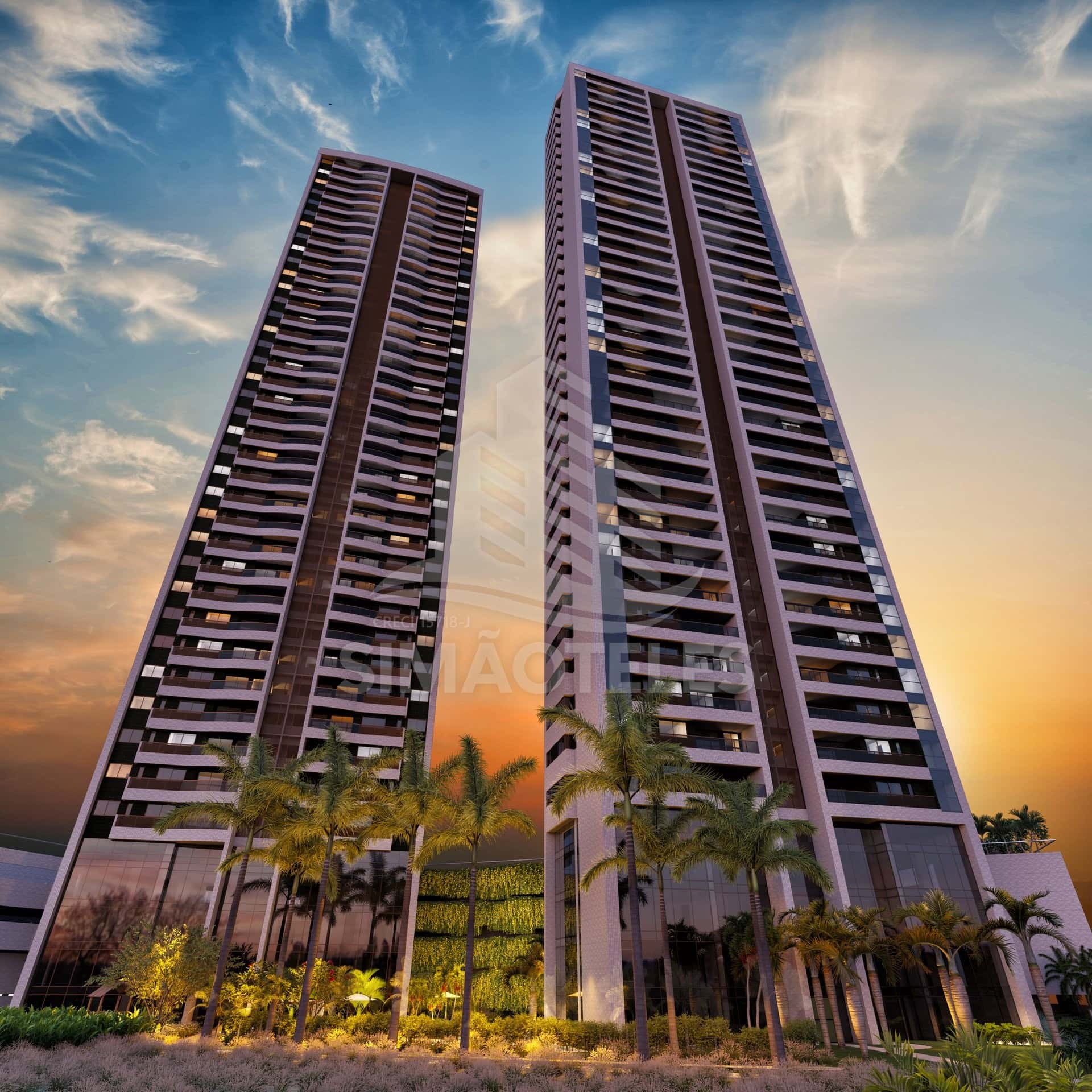 Aurora Prince — 3 e 4 Suítes Frente Rio em Santo Amaro, Recife