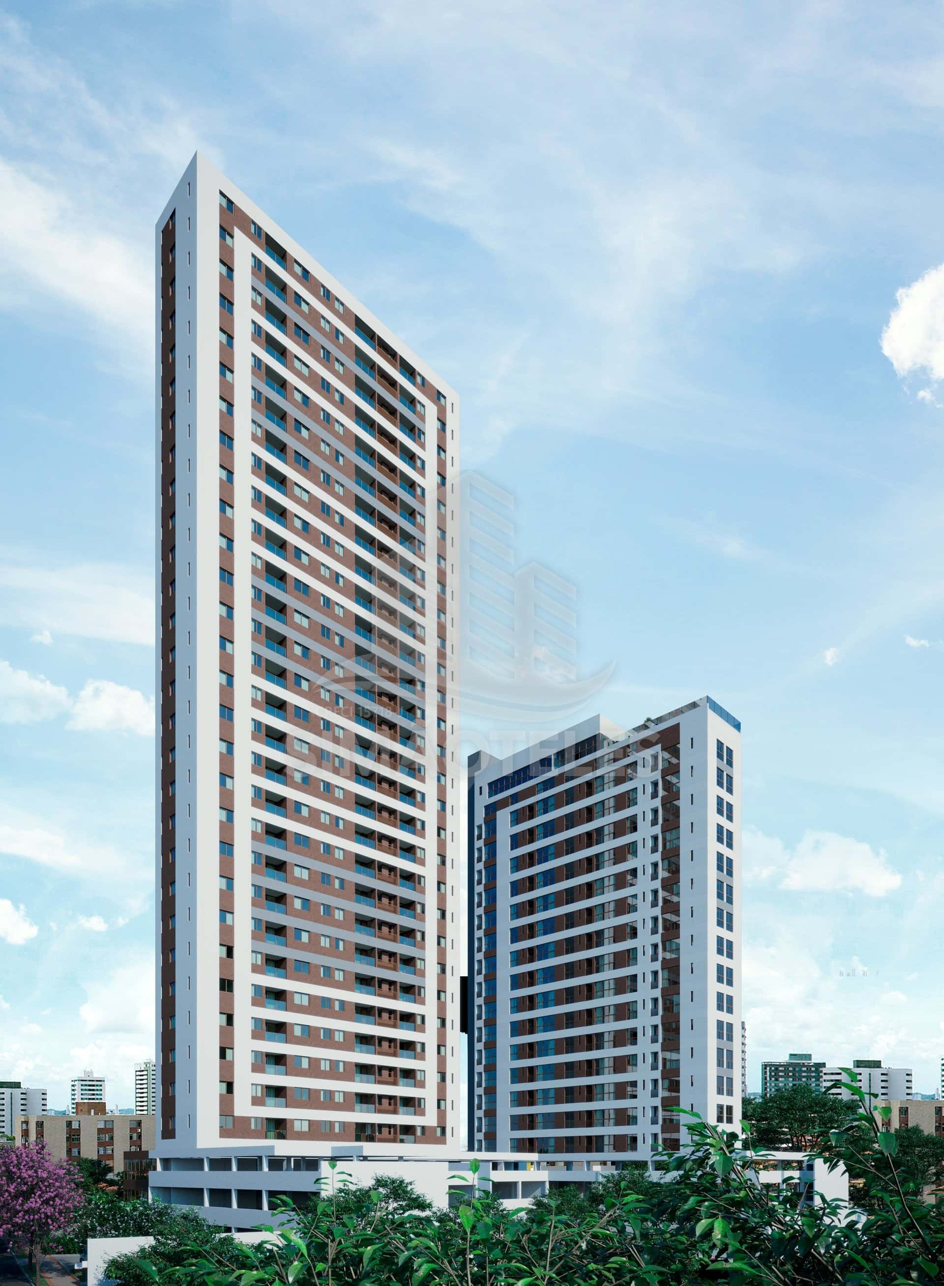 Botanik — 3 Quartos com 2 vagas na Torre, Recife